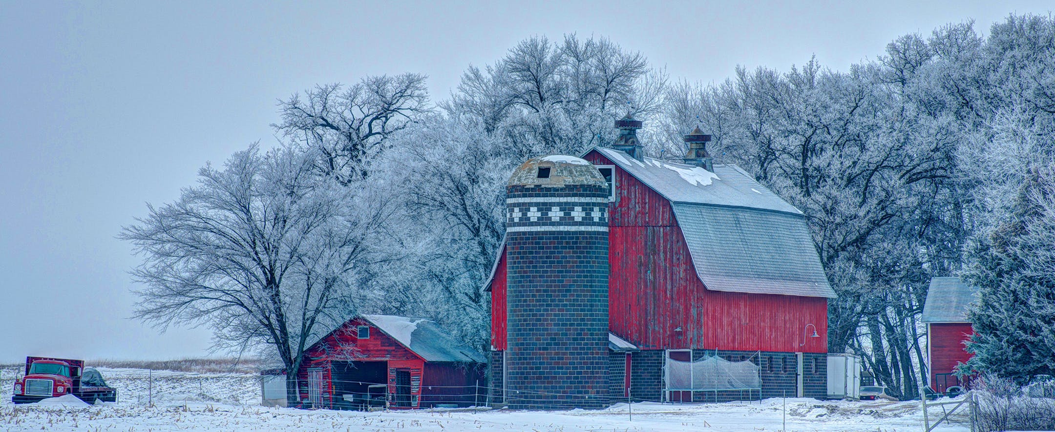 Mick Richards of Burnsville: Hoarfrost appears on the trees on one of the first days of winter north of Faribault. [focus012217
