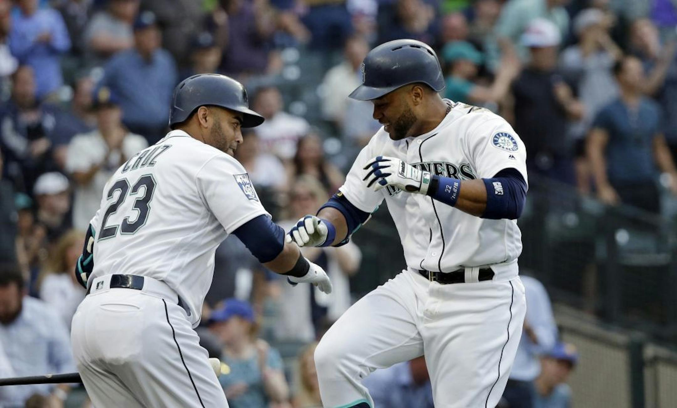 Seattle's Robinson Cano and Nelson Cruz
