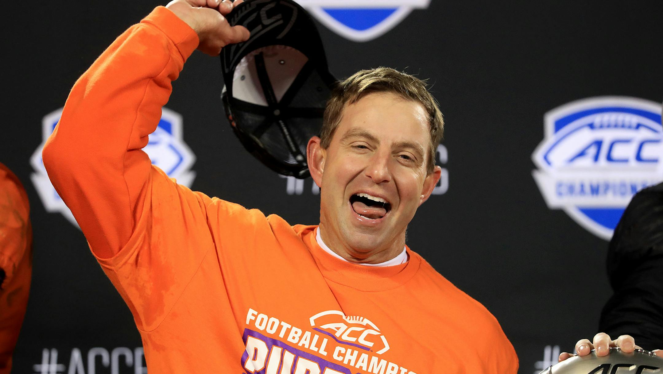 Head coach Dabo Swinney of the Clemson Tigers