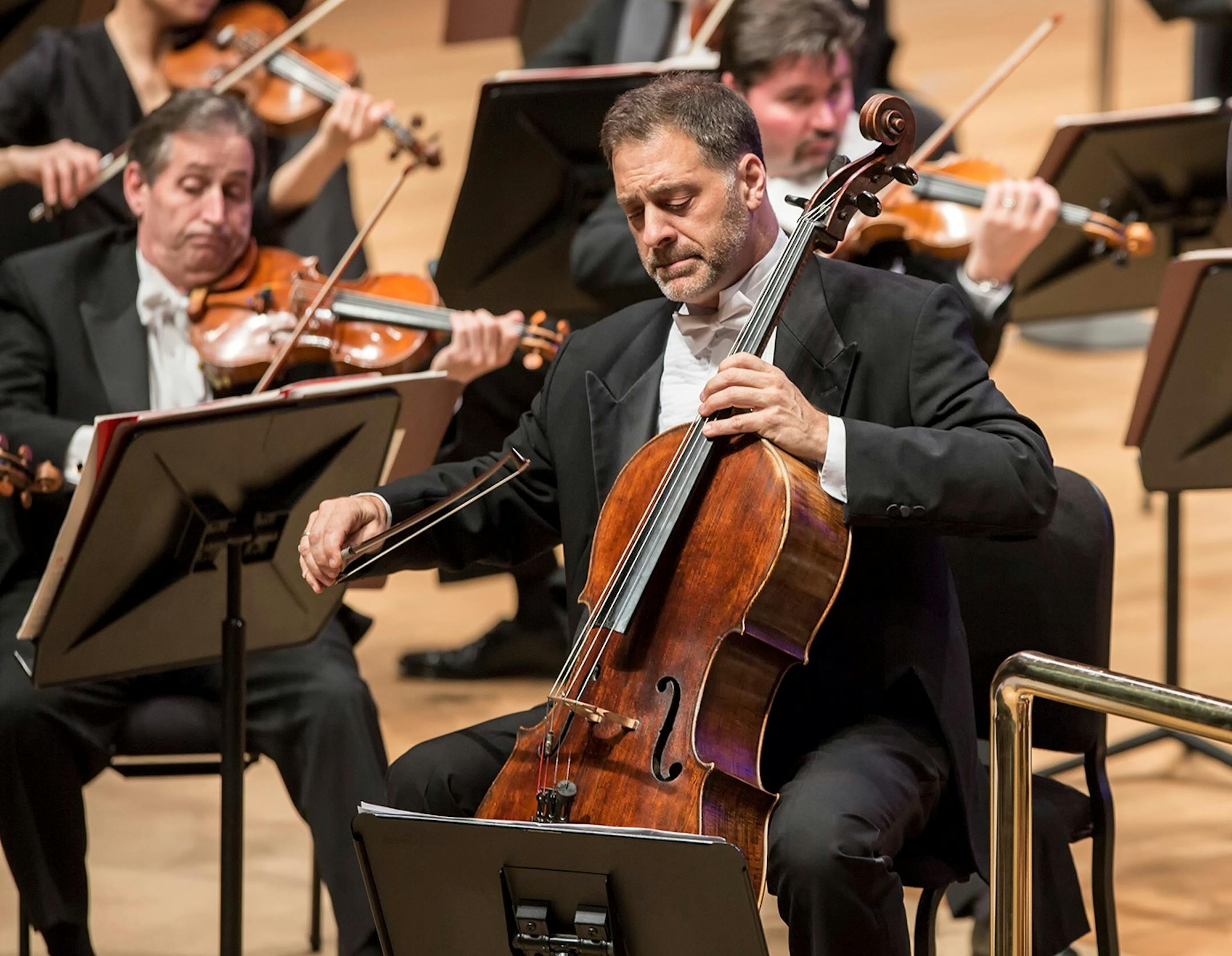 Cellist Anthony Ross of the Minnesota Orchestra.