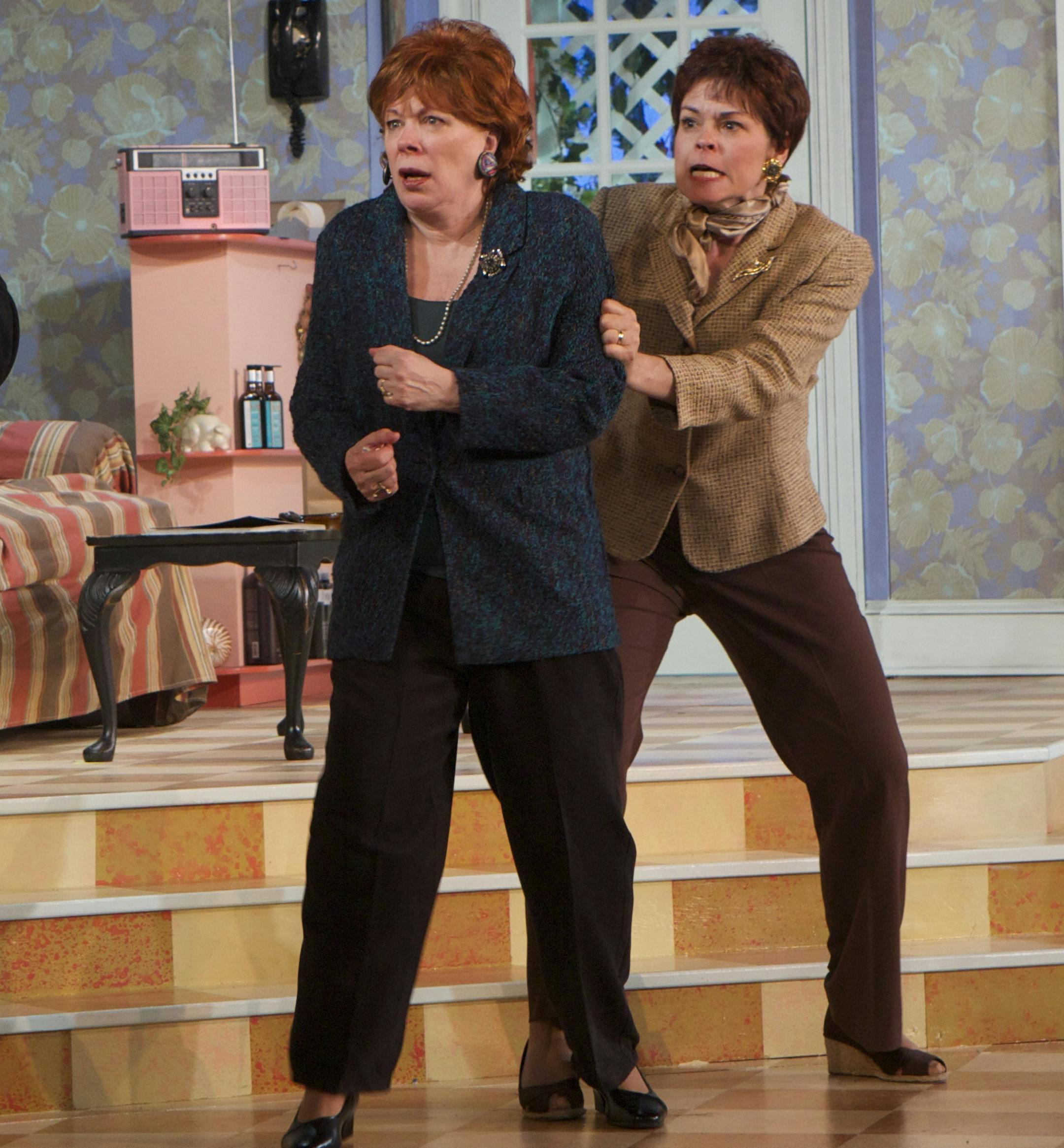 credit Old Log Theater Jody Briskey; Shelli Place; Michelle Myers Berg in "Steel Magnolias"