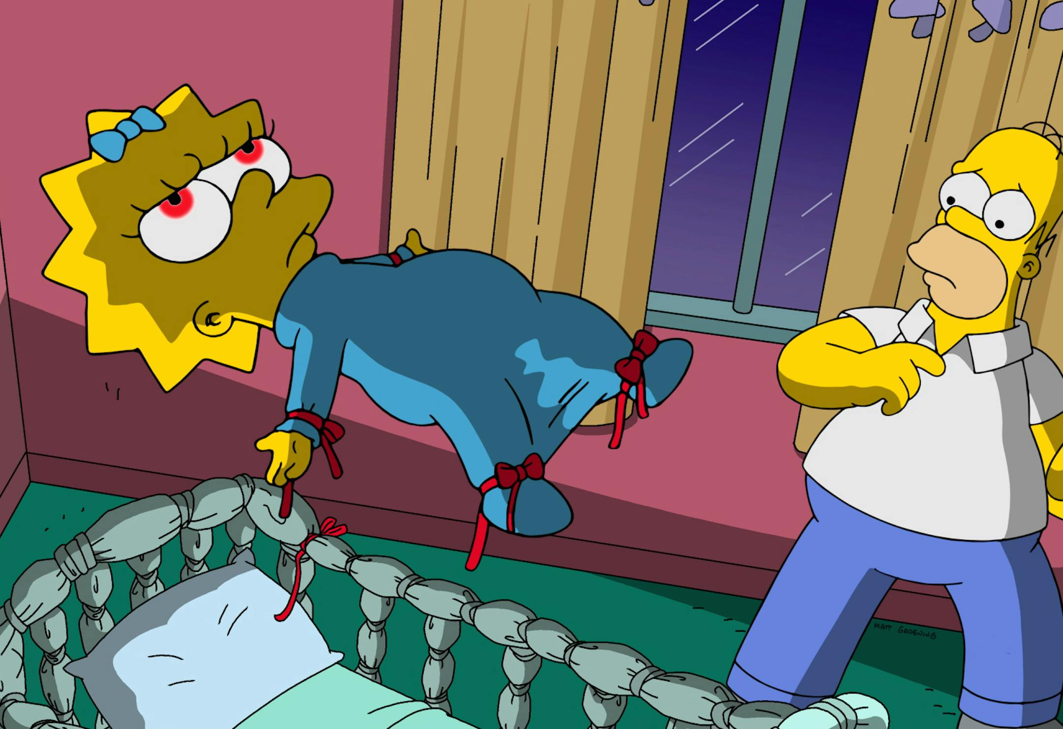 THE SIMPSONS: Maggie becomes possessed by an ancient demon, Lisa discovers a creepy/perfect version of her family in an alternate universe, and Homer cannibalizes himself in the ìTreehouse of Horror XXVIIIî episode airing Sunday, Oct. 22, (8:00-8:30 PM ET/PT) on FOX, THE SIMPSONS ô and © 2017 TCFFC ALL RIGHTS RESERVED.