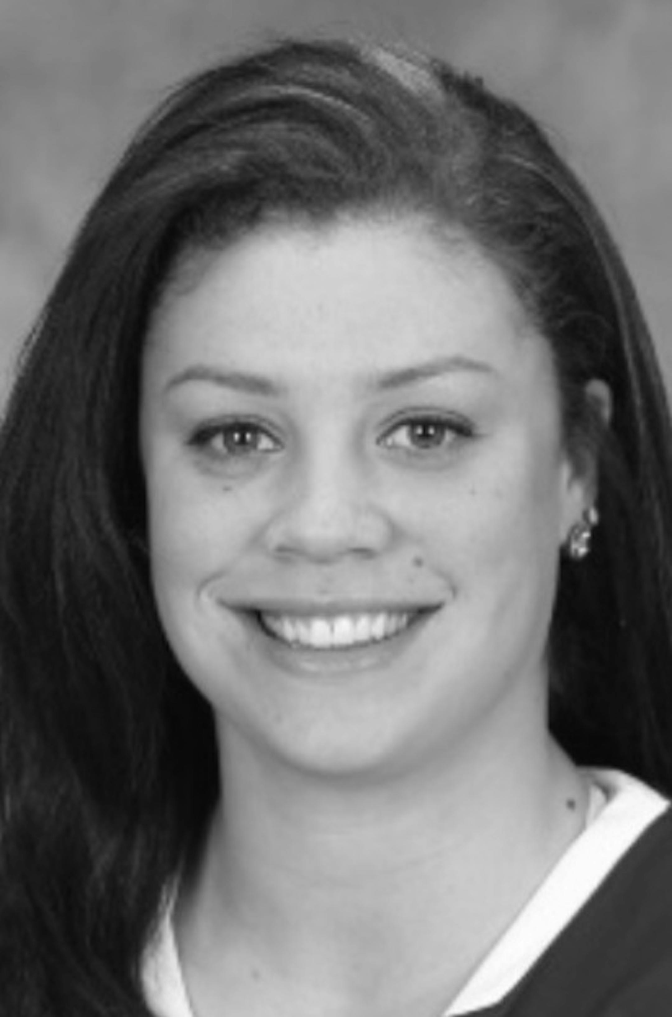 Rachel Banham Gophers women's basketball 2015-16. In black and white because it was pulled from the Gophers media guide.