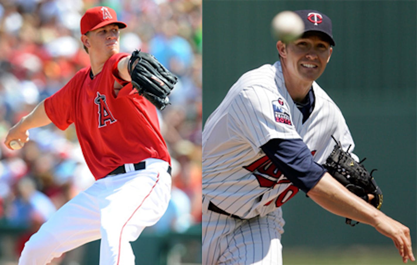 TEMPE, AZ - MARCH 21:  Jered Weaver #36 of the Seattle Mariners pitches during the game against the Los Angeles Angels of Anaheim on March 21, 2010 at Tempre Diablo Stadium in Tempe. Arizona.  (Photo by Lisa Blumenfeld/Getty Images)