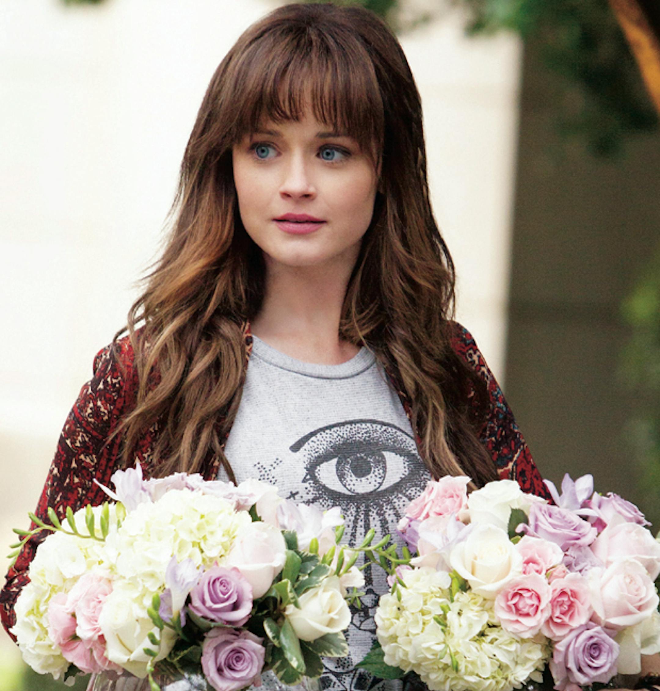 FOR USE WITH FYI_TV CONTENT ONLY. HALLMARK HALL OF FAME: A lonely, down-on-her-luck waitress, Molly (Alexis Bledel), meets a handsome, quirky jewelry store clerk, Gus (Zachary Levi), and thinks that maybe - finally -- she's met Mr. Right, in "Remember Sunday," a new Hallmark Hall of Fame presentation premiering SUNDAY, APRIL 21 (9:00-11:00 p.m., ET) on the ABC Television Network. (HALLMARK/ABC/ERIK HEINILA) ALEXIS BLEDEL ORG XMIT: MIN2013041713442807