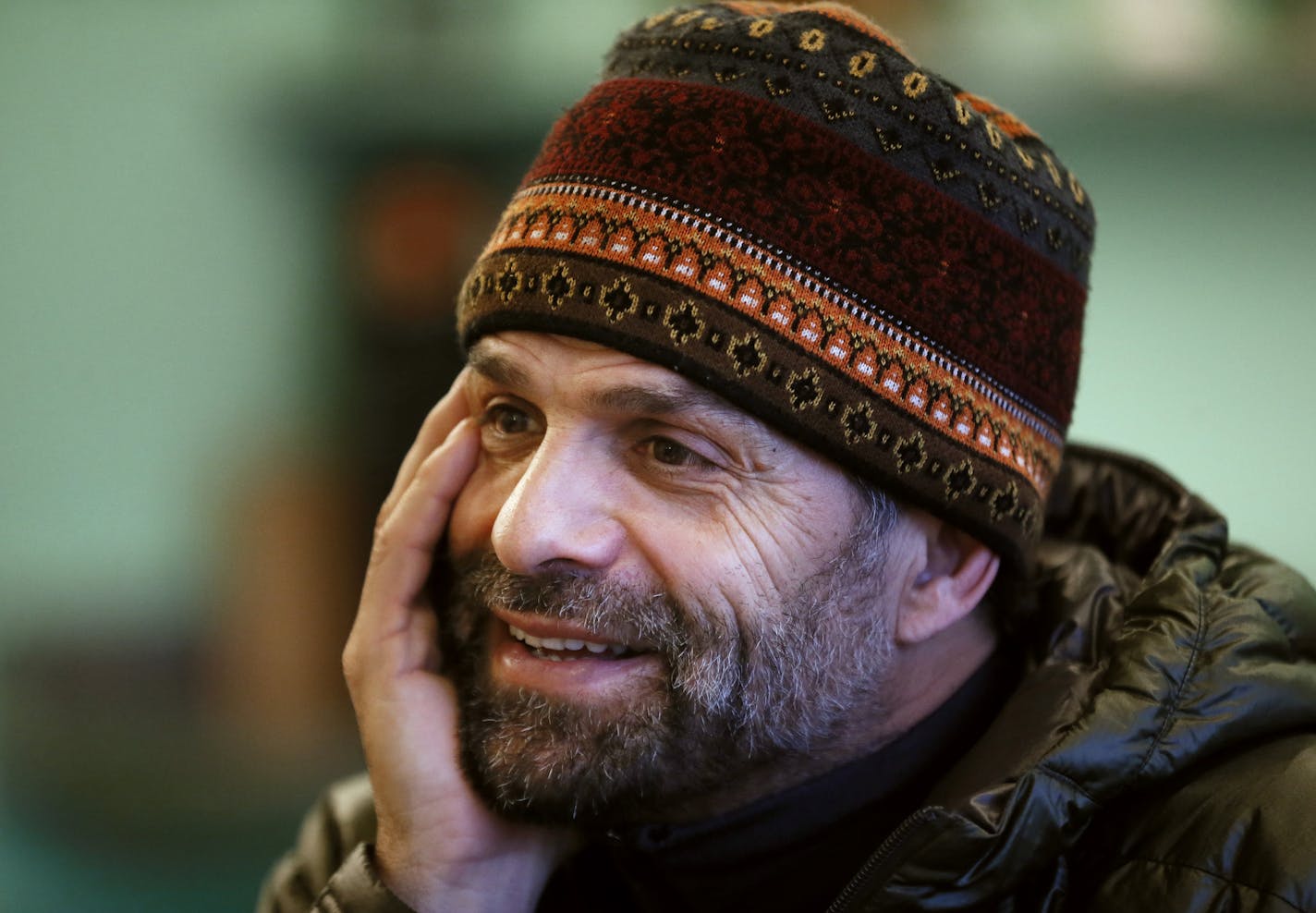 Lonnie Dupre a 53-year-old career polar adventurer from Minnesota made history with a solo January climb of Mount McKinley. He became the first person in history to stand atop North America's highest peak alone in the month of January. Photo taken Wednesday January 28 2015 in Minneapolis, MN. Jerry Holt/ Jerry.Holt@Startribune.com ORG XMIT: MIN1501291654107839