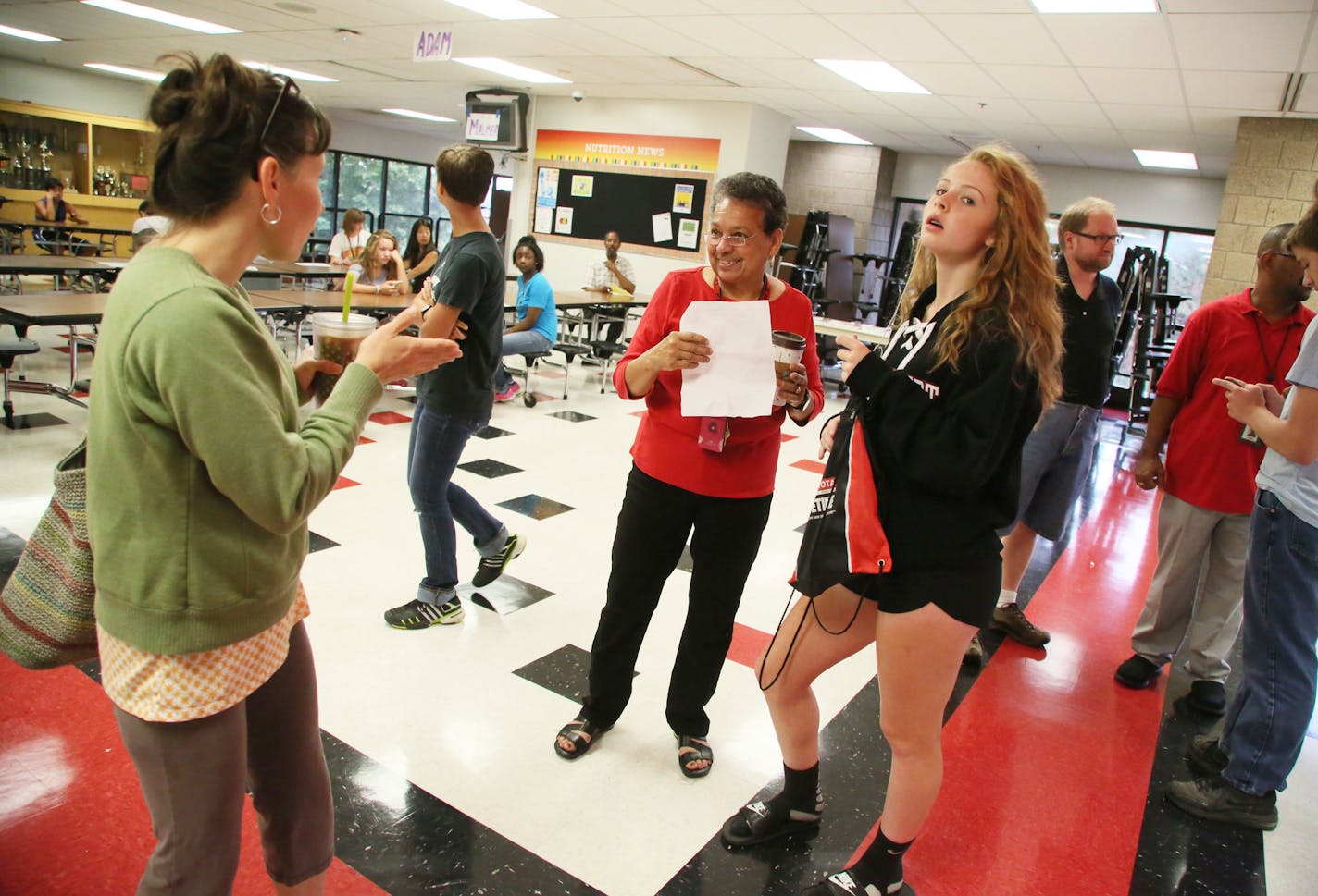 St. Paul Central High principal Mary Mackbee, 71, was available for incoming freshman looking to find their zero hour class at St. Paul Central High Thursday, Sept. 3, 2015, in St. Paul, MN.](DAVID JOLES/STARTRIBUNE)djoles@startribune.com Mary Mackbee is the longtime principal of St. Paul Central who, at 71, continues to lead the flagship of the city's public high schools and is known to even sell a few hot dogs at football games.