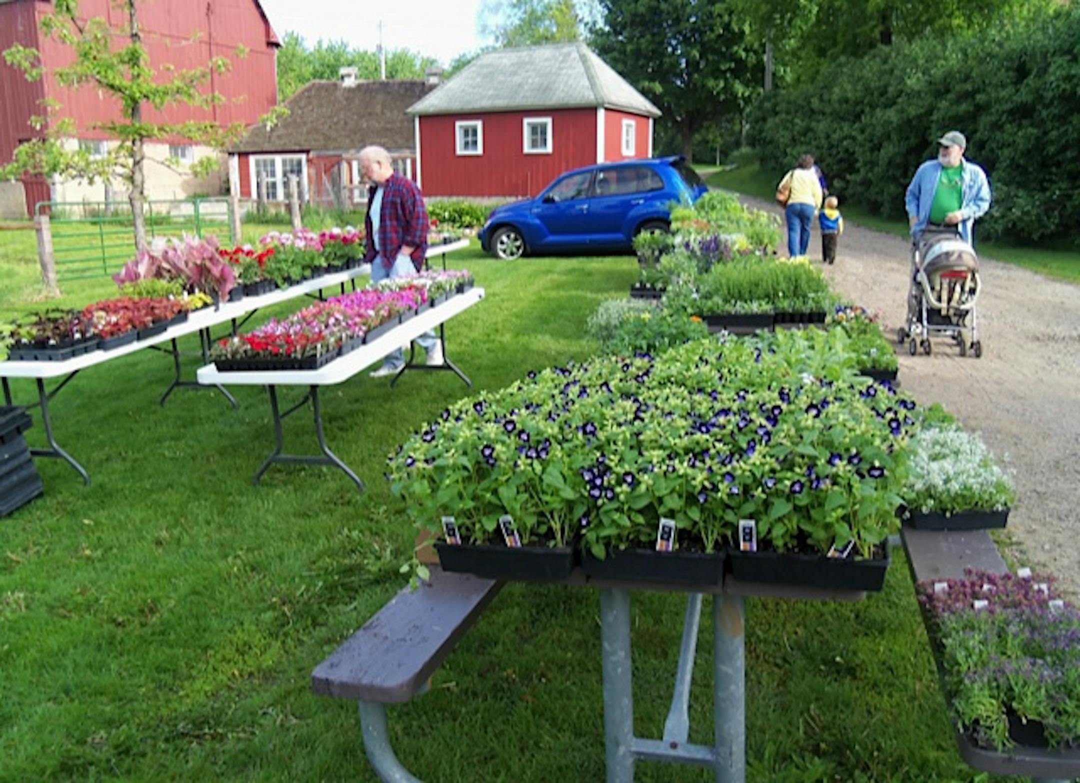 Courtesy of Eagan Garden Club The Eagan Garden Club raises money for its educational programs and activities with its annual plant sale at Holz Farm in Eagan.