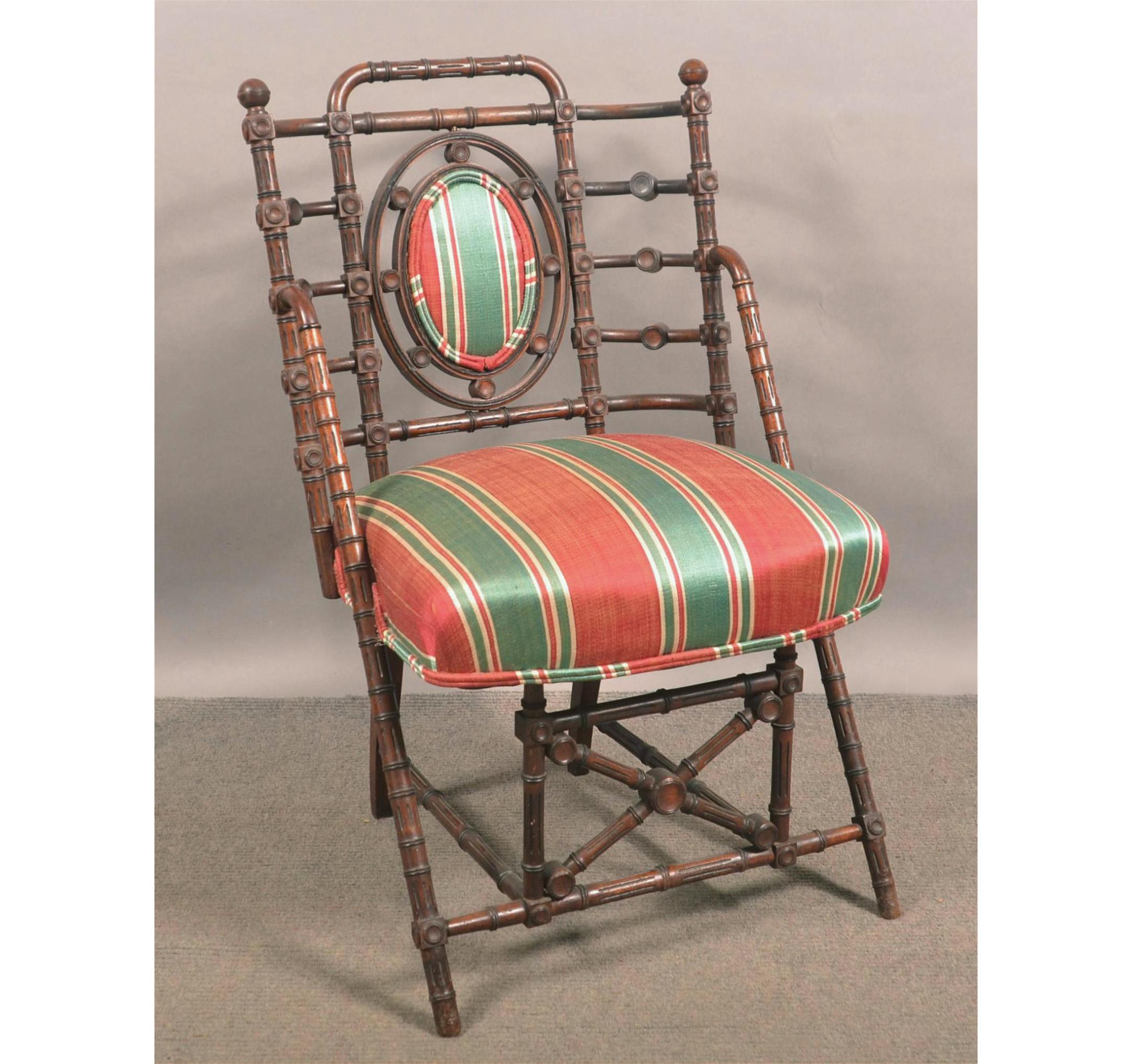 Cabinetmaker George Hunzinger patented this chair in 1869. It was just one of the many patents he filed during his furniture-making career. (c) 2023 by Cowles Syndicate