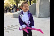 Williams' nephew dressed as Prince at the White House on Monday.