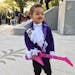 Williams' nephew dressed as Prince at the White House on Monday.