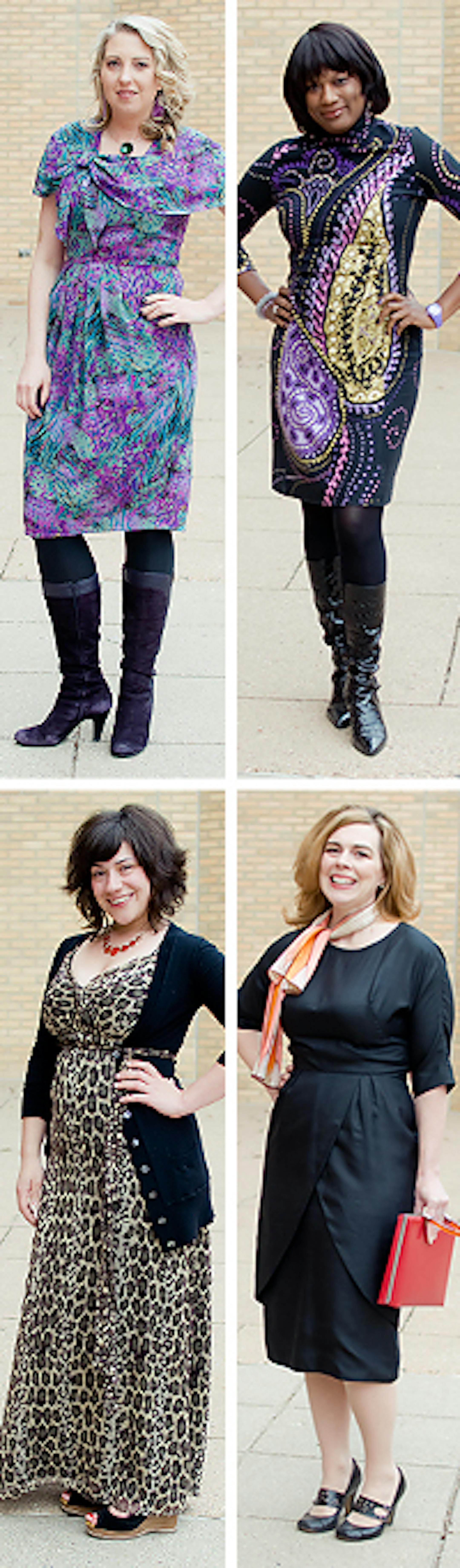 Clockwise from top - Kristine Huson, Jasmine Brett Stringer, Amy Caron, Nicole Weiler