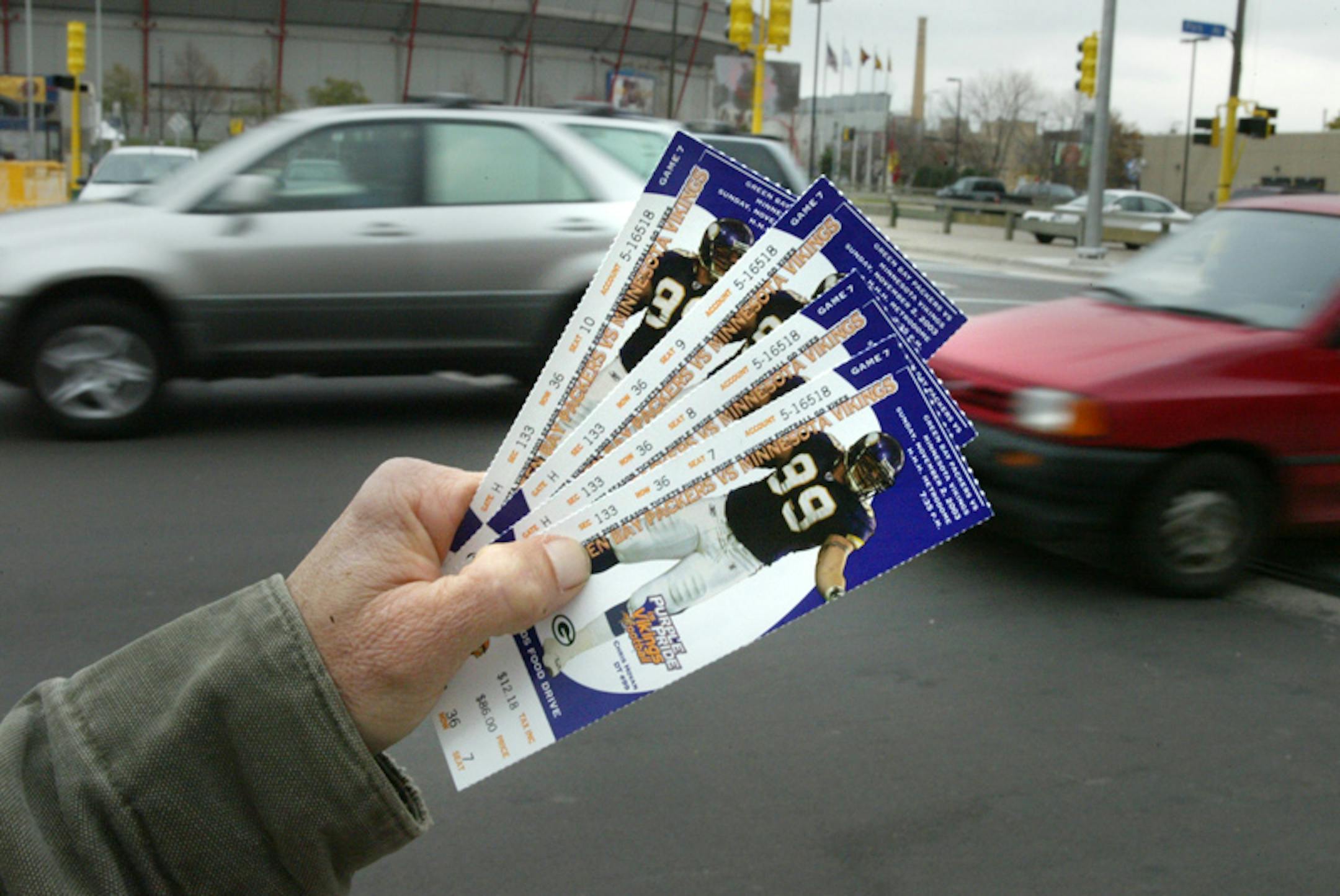 Football tickets.