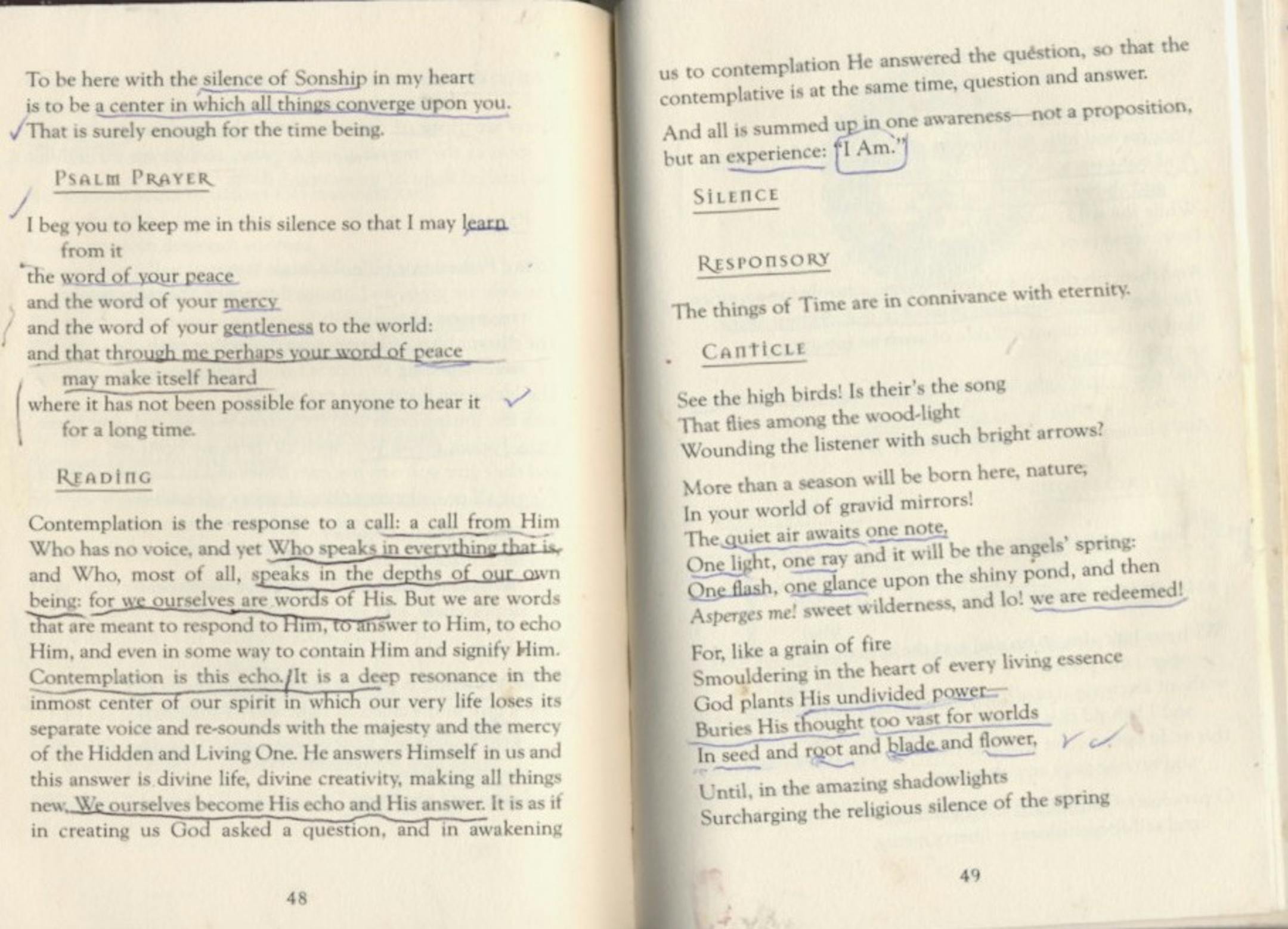 The books owned by Anita White's parents were thoroughly used and written in.