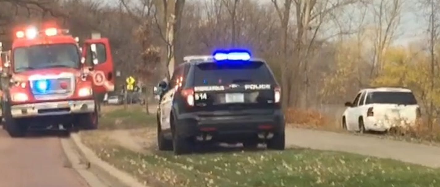 An SUV drove along the Lake Calhoun pedestrian path and struck a jogger.