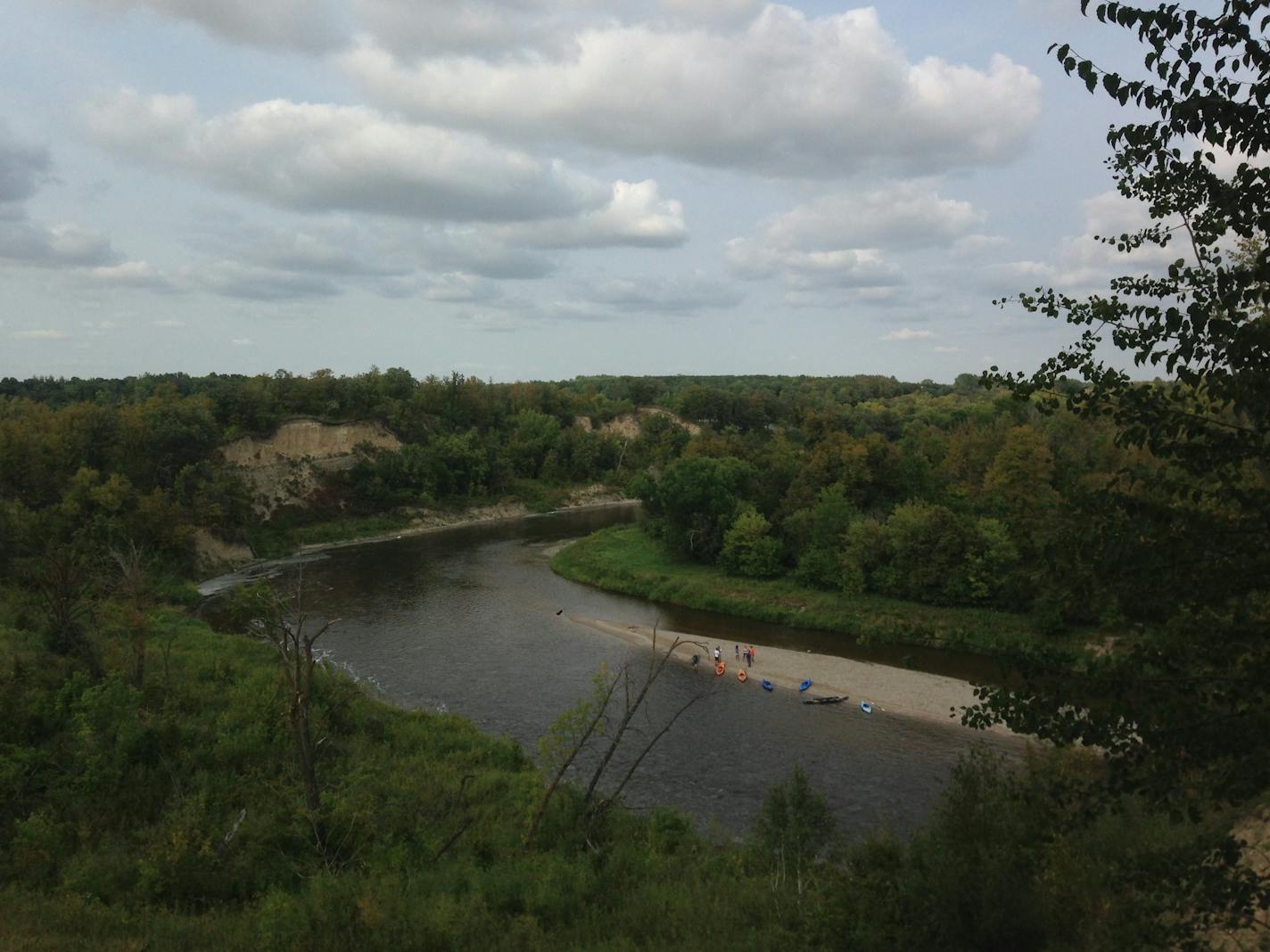 Washington Post reporter Christopher Ingraham and a group of locals from Red Lake County kayaked down the Red River on Thursday.