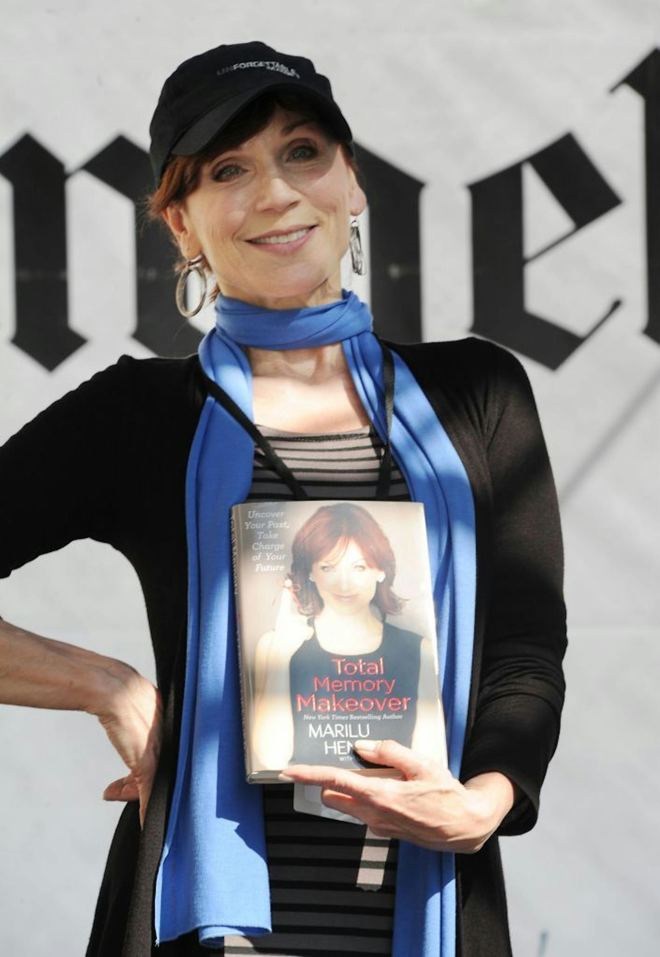 Marilu Henner attends LA Times Festival of Books, Saturday, April. 21, 2012, at the USC Campus in Los Angeles. The Los Angeles Times Festival of Books began in 1996, attracting more than 140,000 book enthusiasts each year.