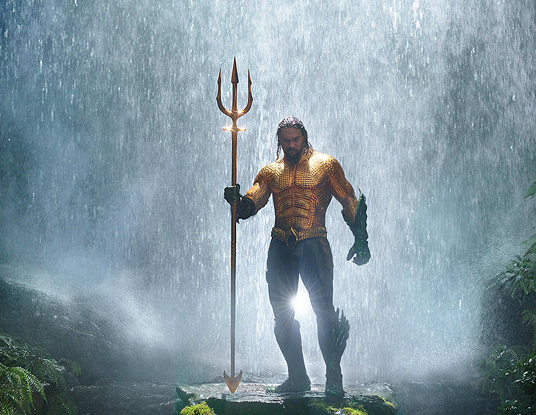 The Marine Marvel's time-honored superhero outfit will make an appearance in "Aquaman," starring Jason Momoa. (Warner Bros. Entertainment Inc.)