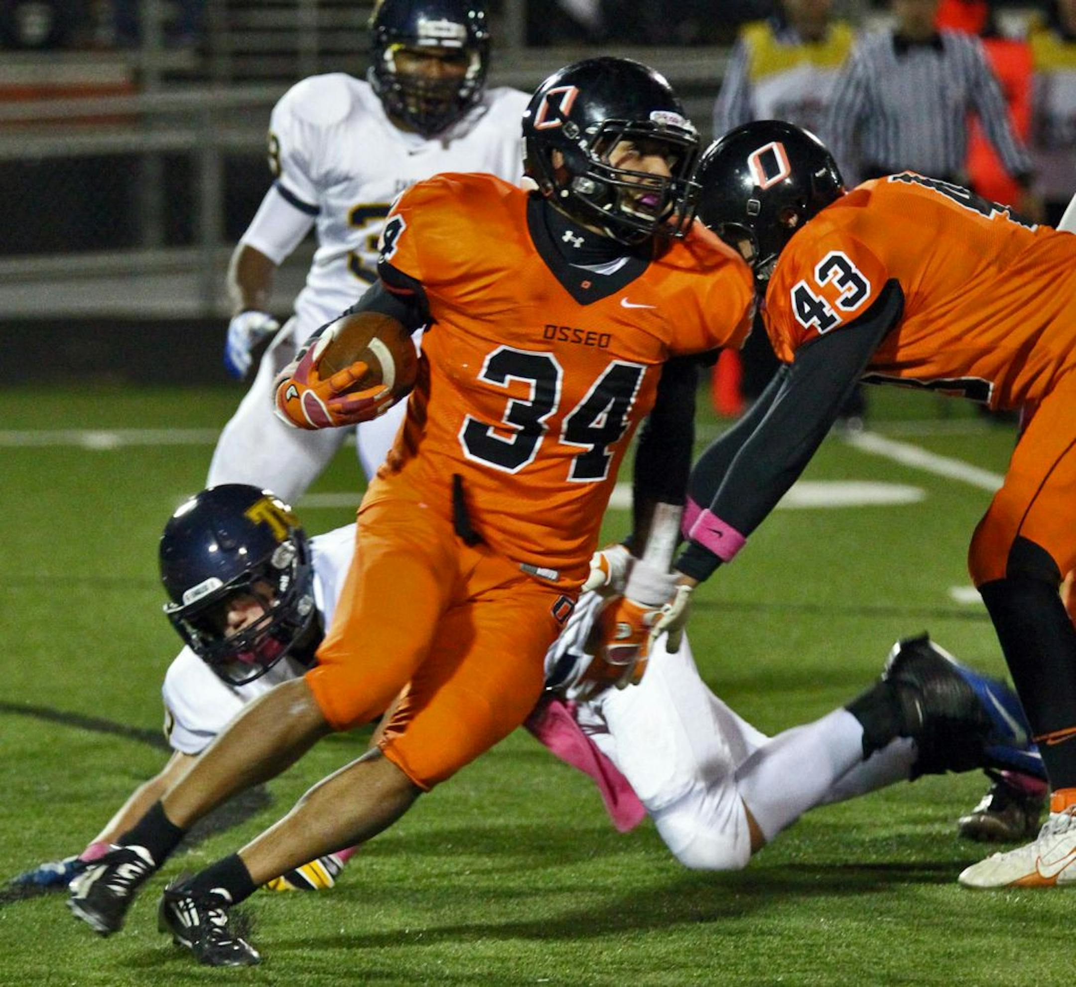 More than a running back, Tusler found himself on both sides of the ball.