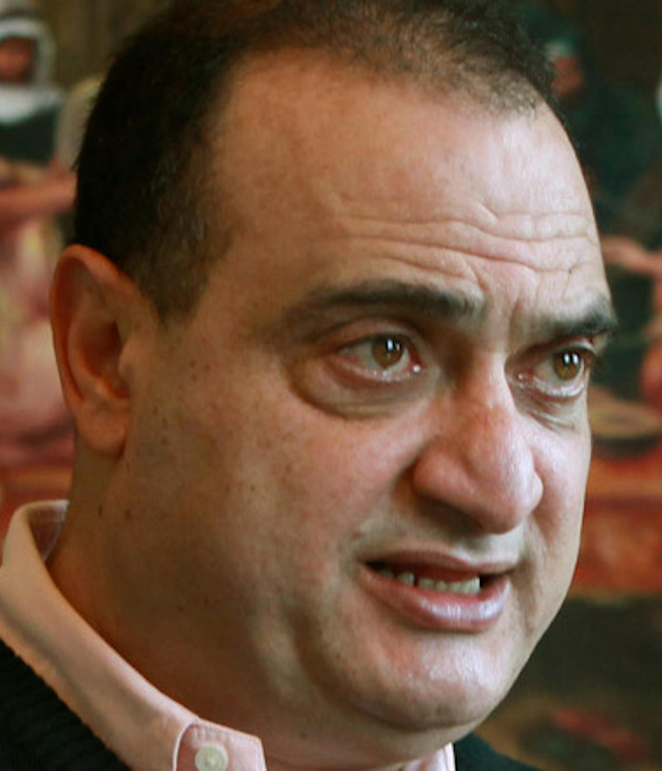 Developer Basim Sabri shared his thoughts about his buildings during an interview at one of his favorite sites on Lake Street, Tuesday, February 7, 2012. (ELIZABETH FLORES/STAR TRIBUNE) ELIZABETH FLORES &#x2022; eflores@startribune.com