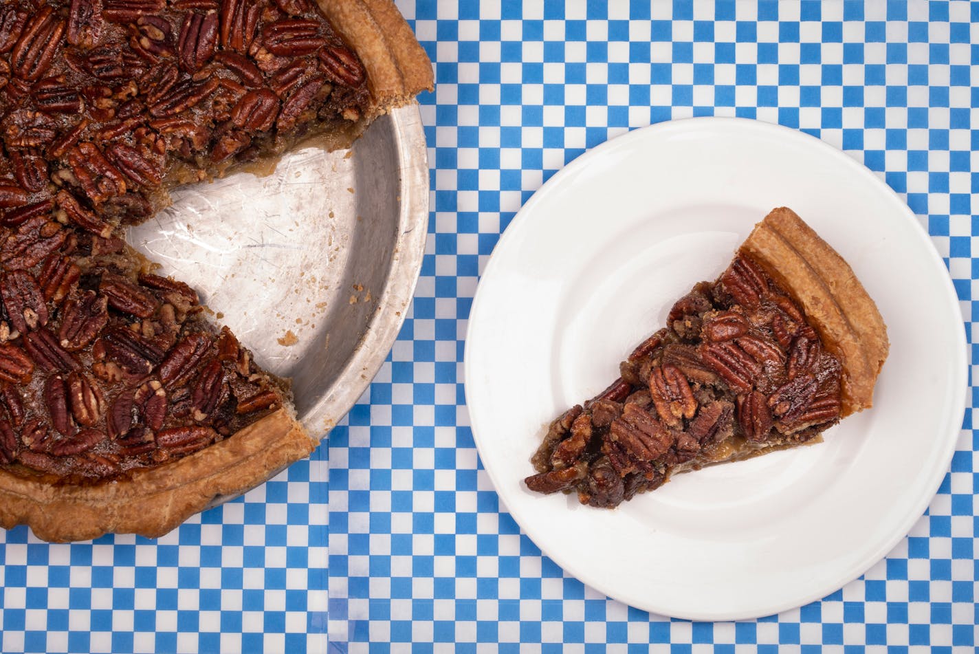 A pecan pie from Turtle Bread.