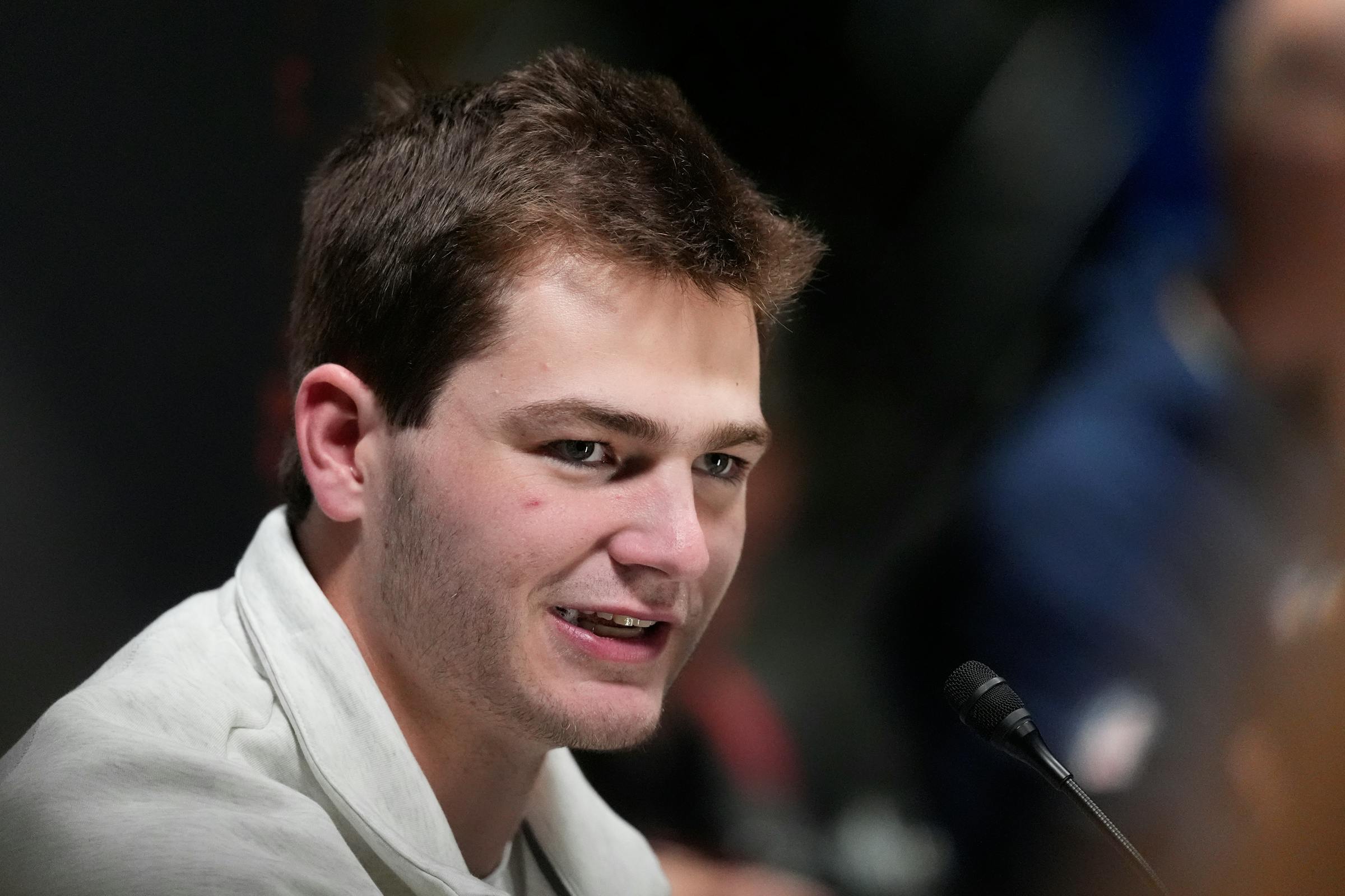 Patriots QB Drake Maye has unique connection with Twins pitcher Bailey Ober