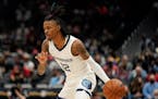 The Grizzlies’ Ja Morant is one of the NBA’s leading scorers at 25.2 points per game.