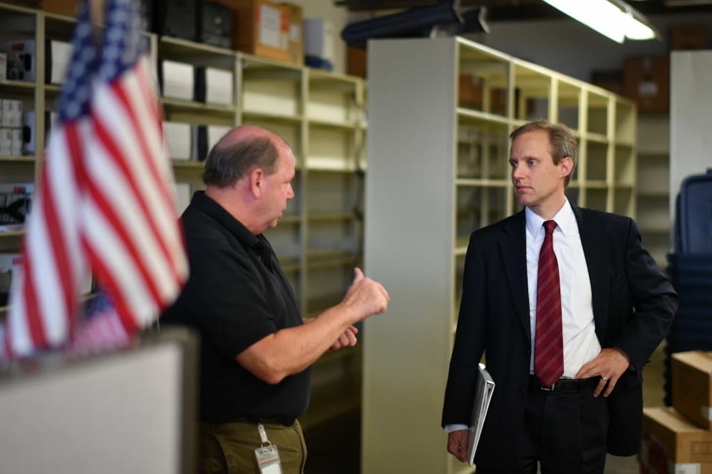 Minnesota Secretary of State Steve Simon toured the Ramsey County elections office with elections manager Joe Mansky. This is the last day of early voting. ] GLEN STUBBE * gstubbe@startribune.com Monday, November 7, 2016 Spending part of the day before election day with the guy who has to ensure it all runs properly: Secretary of State Steve Simon. We'll see what it looks like behind the scenes as elections officials prepare for the end of an election that could have record turnout in Minnesota.