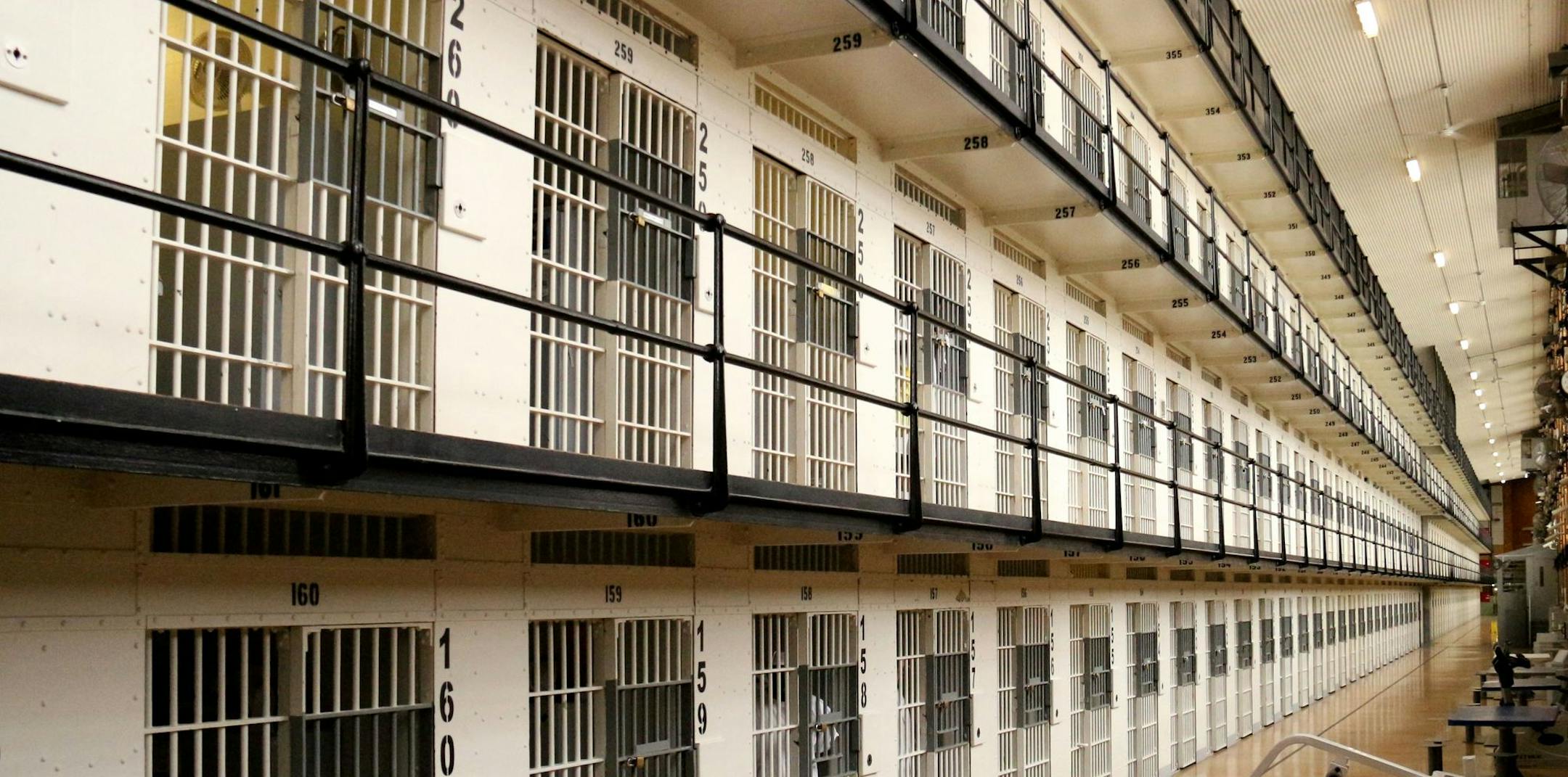 The A West cell house at Stillwater prison looked empty recently but the appearance was deceptive. Men, mostly lifers, were locked in their cells to free officers to participate in the 100th anniversary commemoration.