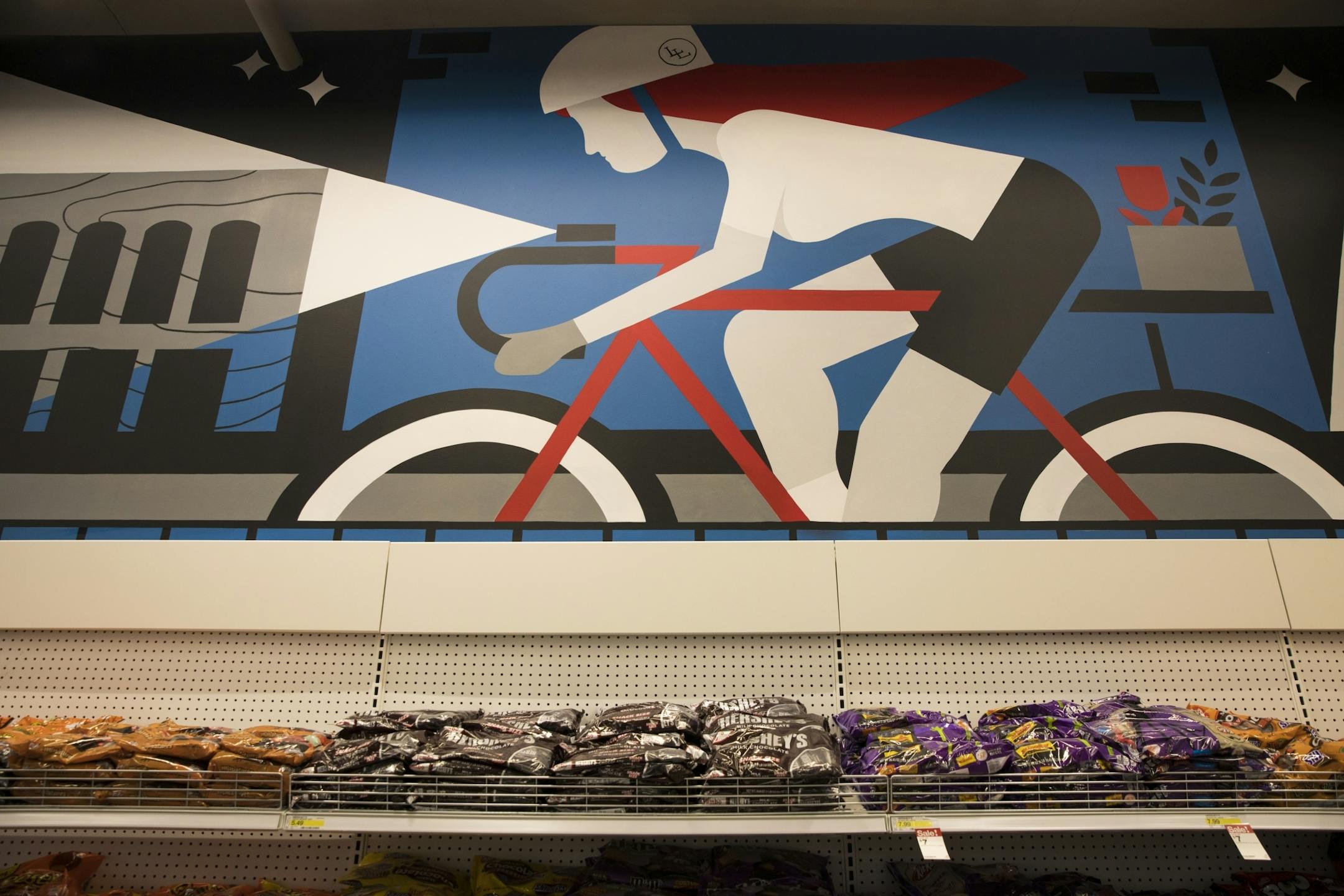 Target's store in Uptown is one of about a dozen new urban stores the retailer is opening this week. The store commissioned murals throughout the building. Photographed on Tuesday, October 17, 2017, in Minneapolis, Minn.