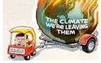 Sack cartoon: The environment