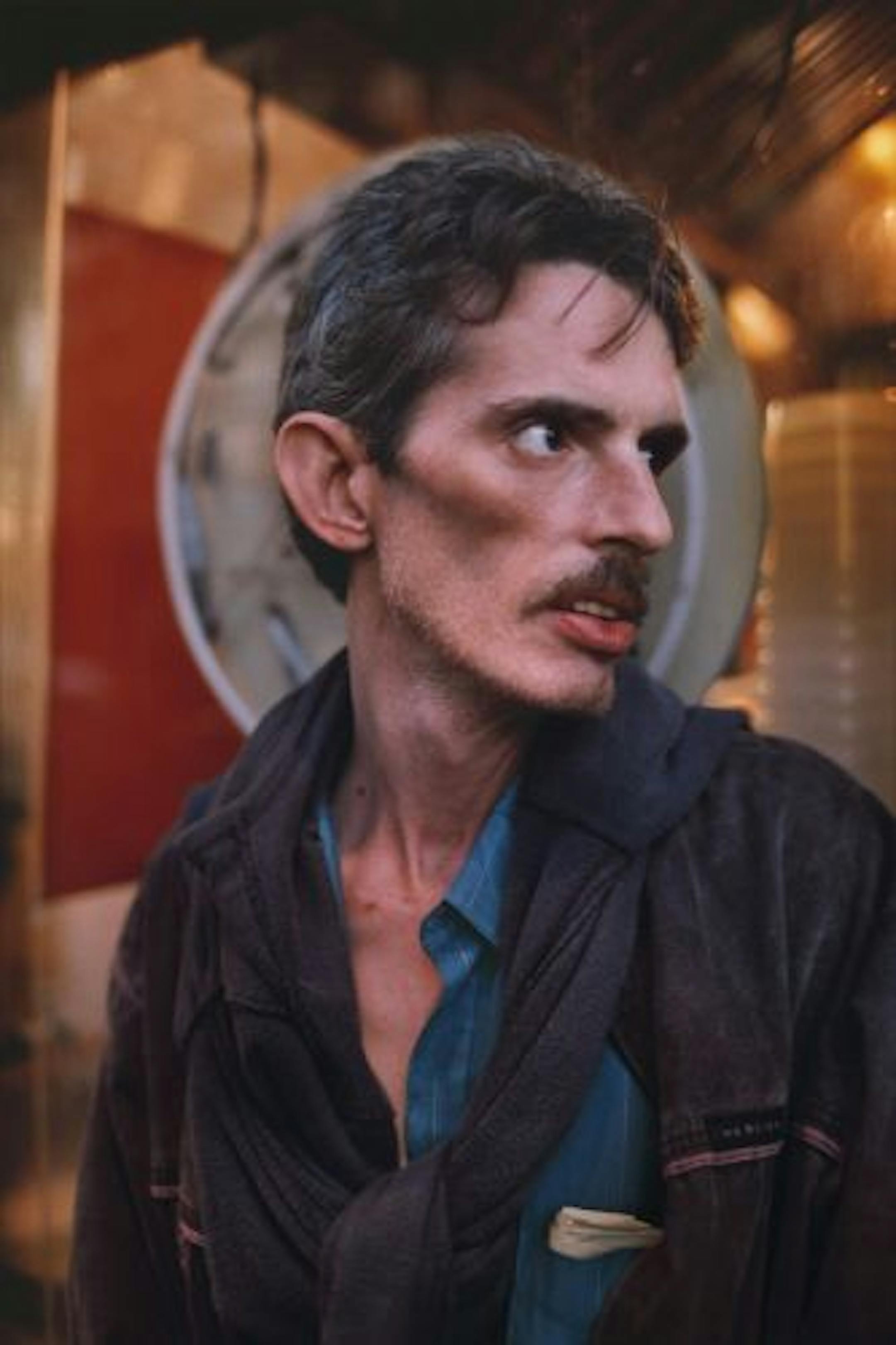 A photo by Robert Bergman from the show "Robert Bergman: Portraits, 1986-1995."