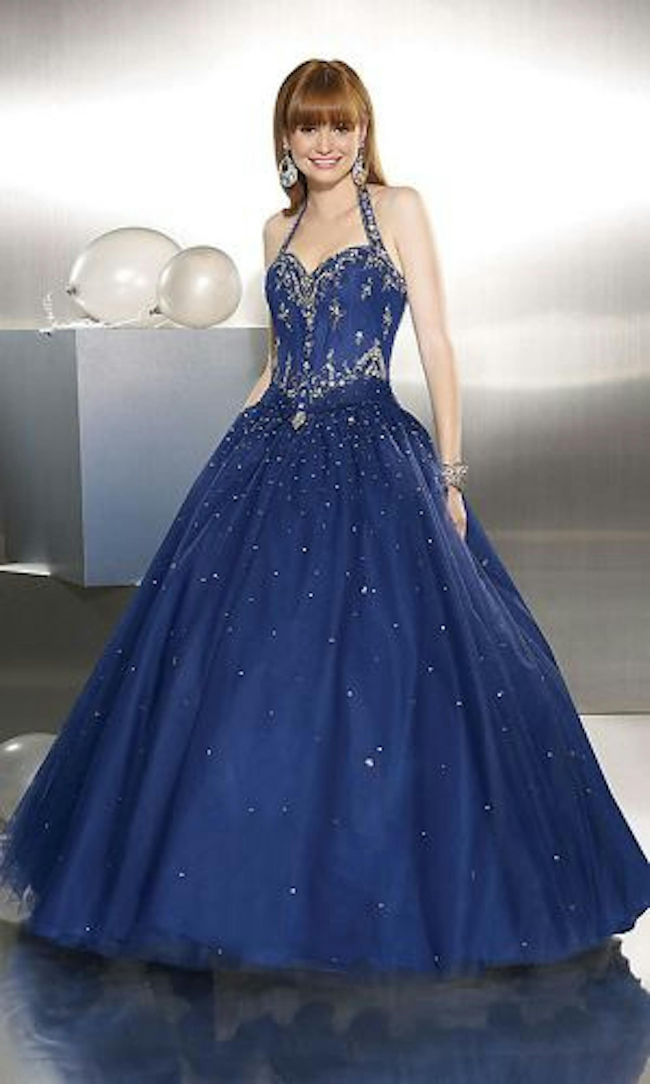 Mori Lee prom looks by designer Madeline Gardner, who will be at the Mall of America on Saturday.