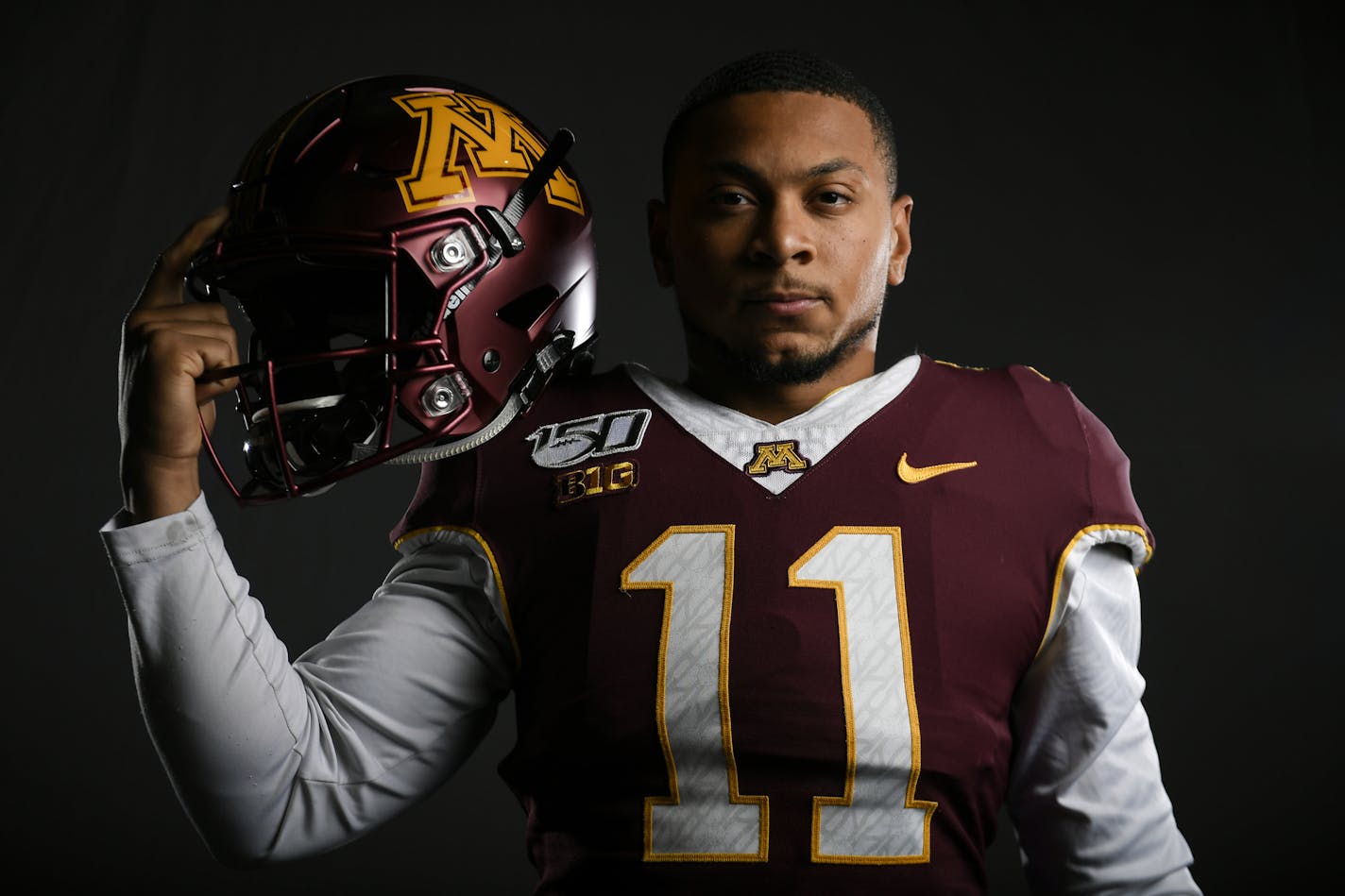 Gophers defensive back Antoine Winfield Jr. stood for a portrait Tuesday afternoon,. ] Aaron Lavinsky &#xa5; aaron.lavinsky@startribune.com The University of Minnesota Golden Gophers football team held their media day on Tuesday, July 30, 2019 at the Football Practice Facility at the Athletes Village in Minneapolis, Minn.