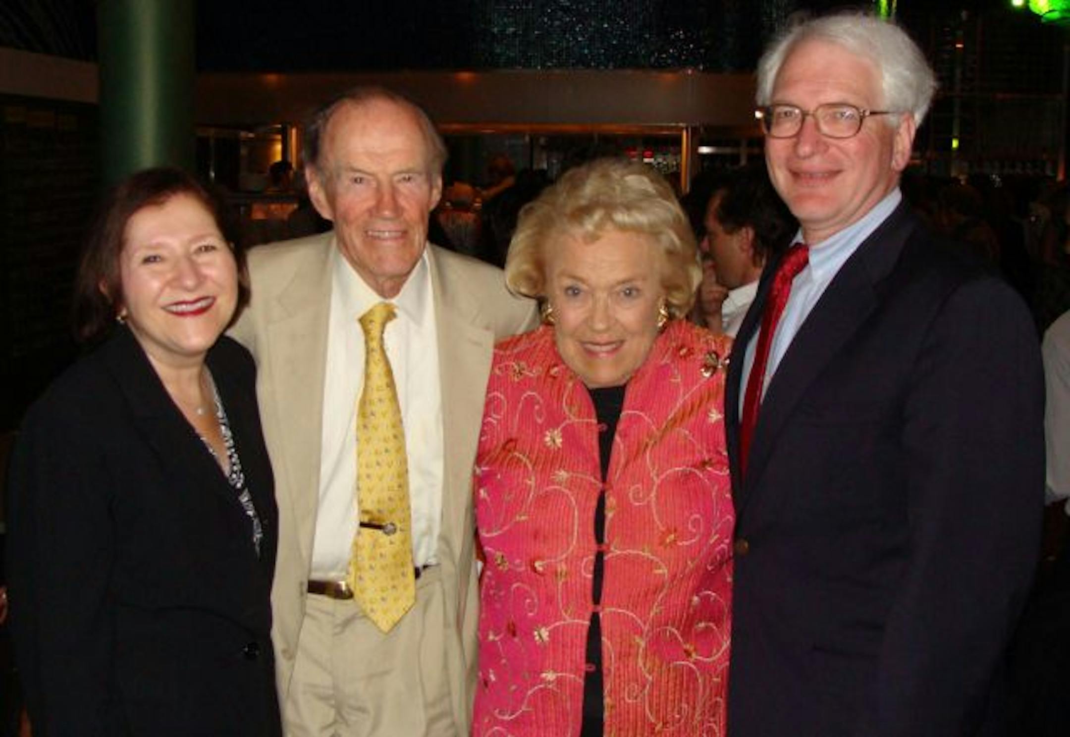 Joanne Abrams, George and Sally Pillsbury and Judge Ron Abrams.