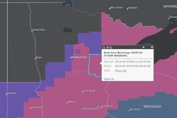 Interactive: Five weather maps