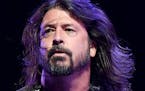 Frontman Dave Grohl of Foo Fighters performs at the Intersect music festival at the Las Vegas Festival Grounds on December 7, 2019 in Las Vegas. (Etha