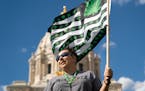 Jenny Eagan of MN NORML came out, along with around 40 other supporters of legalizing marijuana, while the Minnesota House was scheduled to debate the