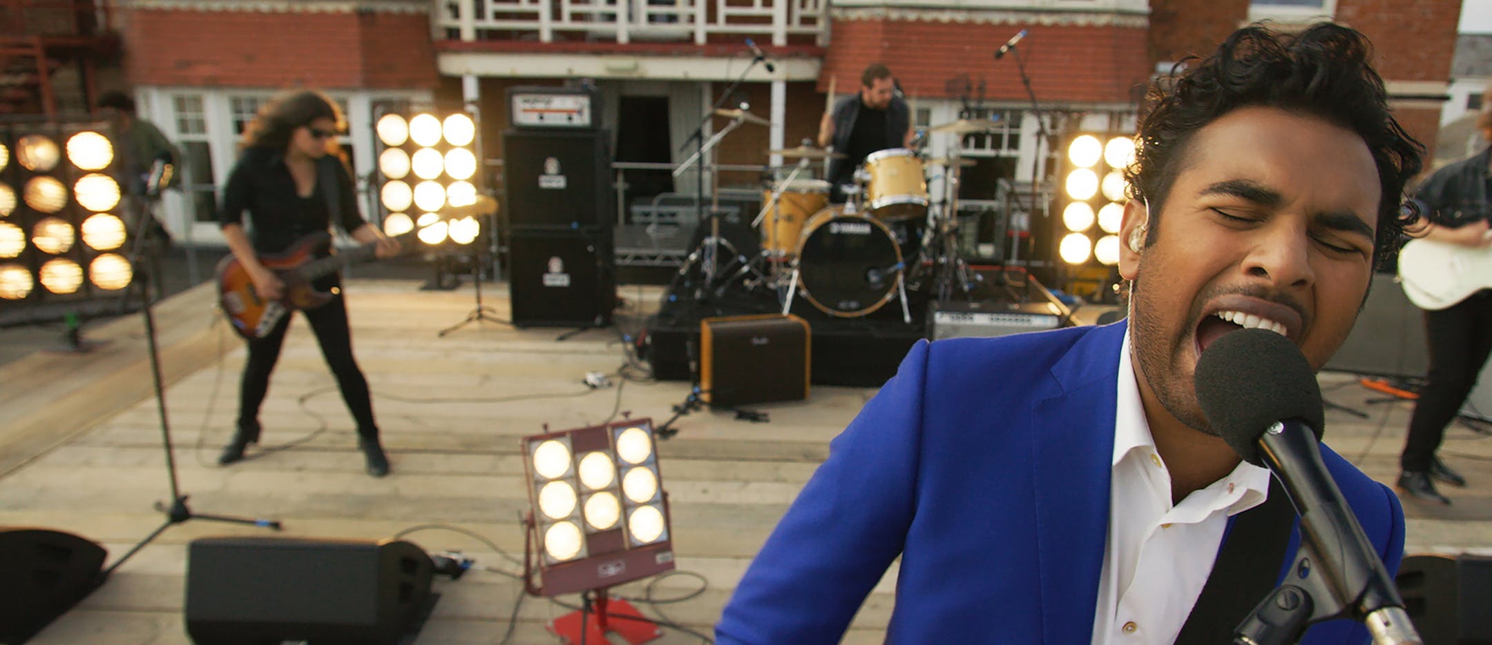 Himesh Patel plays singer Jack Malik in "Yesterday," seemingly the only person on the planet familiar with the Beatles and their songs.