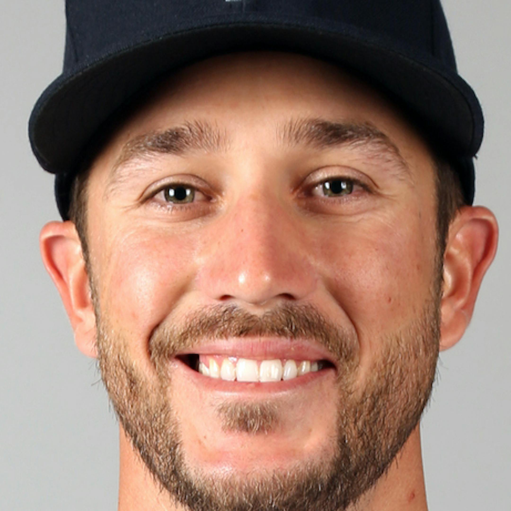 FORT MYERS, FL - FEBRUARY 19: Trevor Plouffe (24) of the Minnesota Twins poses during Photo Day on Tuesday, February 19, 2013 at Hammond Stadium in Fort Myers, Florida. (Photo by Robbie Rogers/MLB Photos via Getty Images) *** Local Caption *** Trevor Plouffe ORG XMIT: 159448017