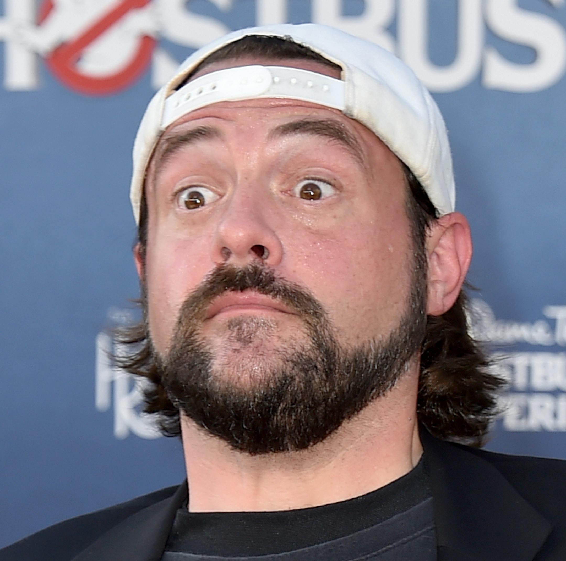 Kevin Smith arrives at the Los Angeles premiere of "Ghostbusters" at the TCL Chinese Theatre on Saturday, July 9, 2016. (Photo by Jordan Strauss/Invision/AP)