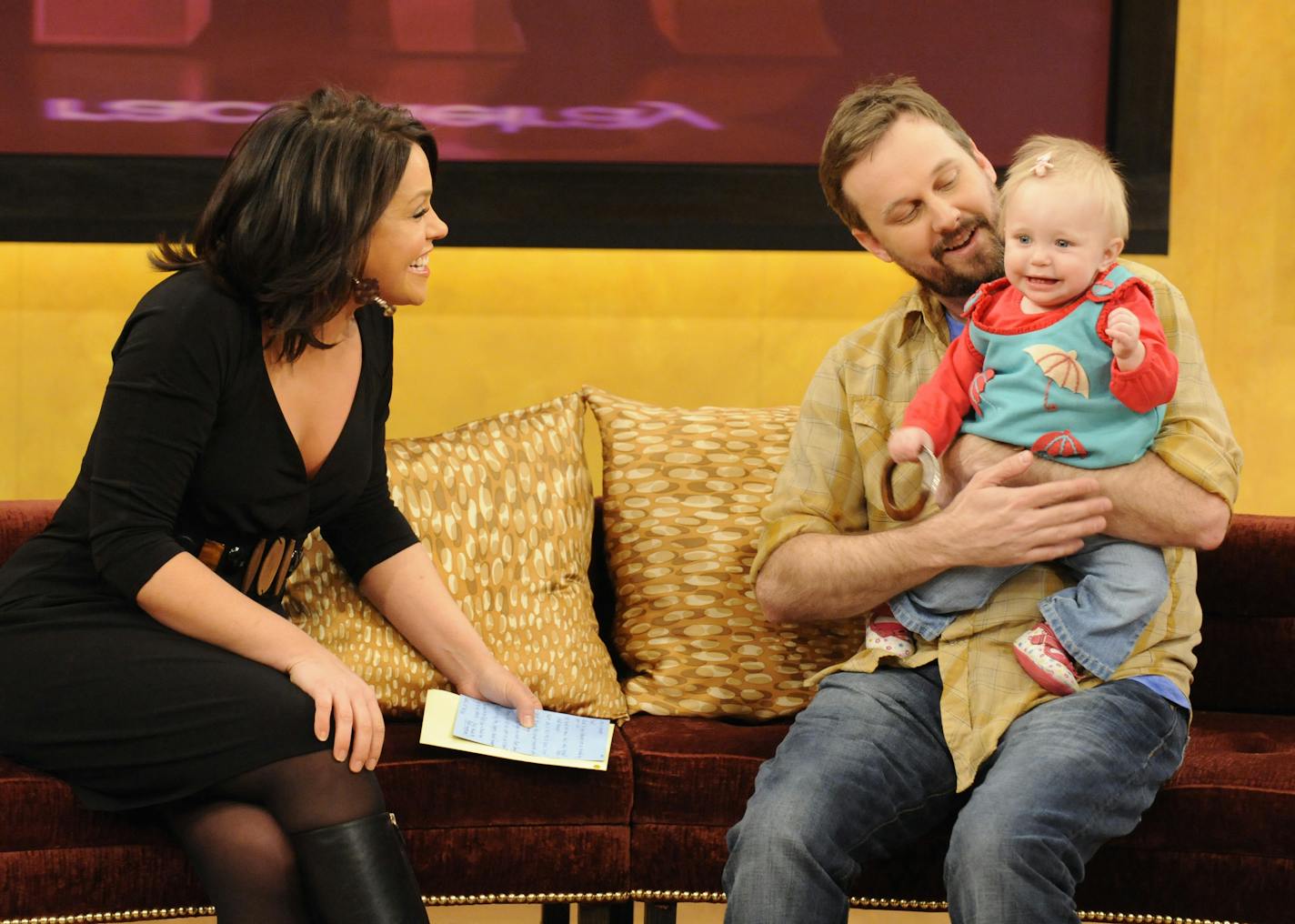 Rachael Ray has Minnetonka native Matt Logelin and baby Maddy on her show Wednesday. Logelin gained national attention and support through his blog after his wife, Liz, died after giving birth.