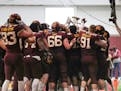 The Gophers' Maroon team defeated the Gold team 38-20 in the spring football game in April.