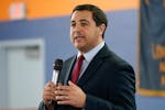 FILE - Wisconsin Attorney General Josh Kaul speaks at a campaign stop on Oct. 27, 2022, in Milwaukee.