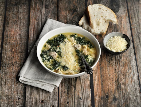Italian Wedding Soup is the perfect way to use leftover turkey.
