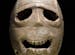 In this Monday, March 10, 2014 photo, a 9,000 year-old mask is on display at the Israel Museum in Jerusalem. The exhibition called "Face To Face" show