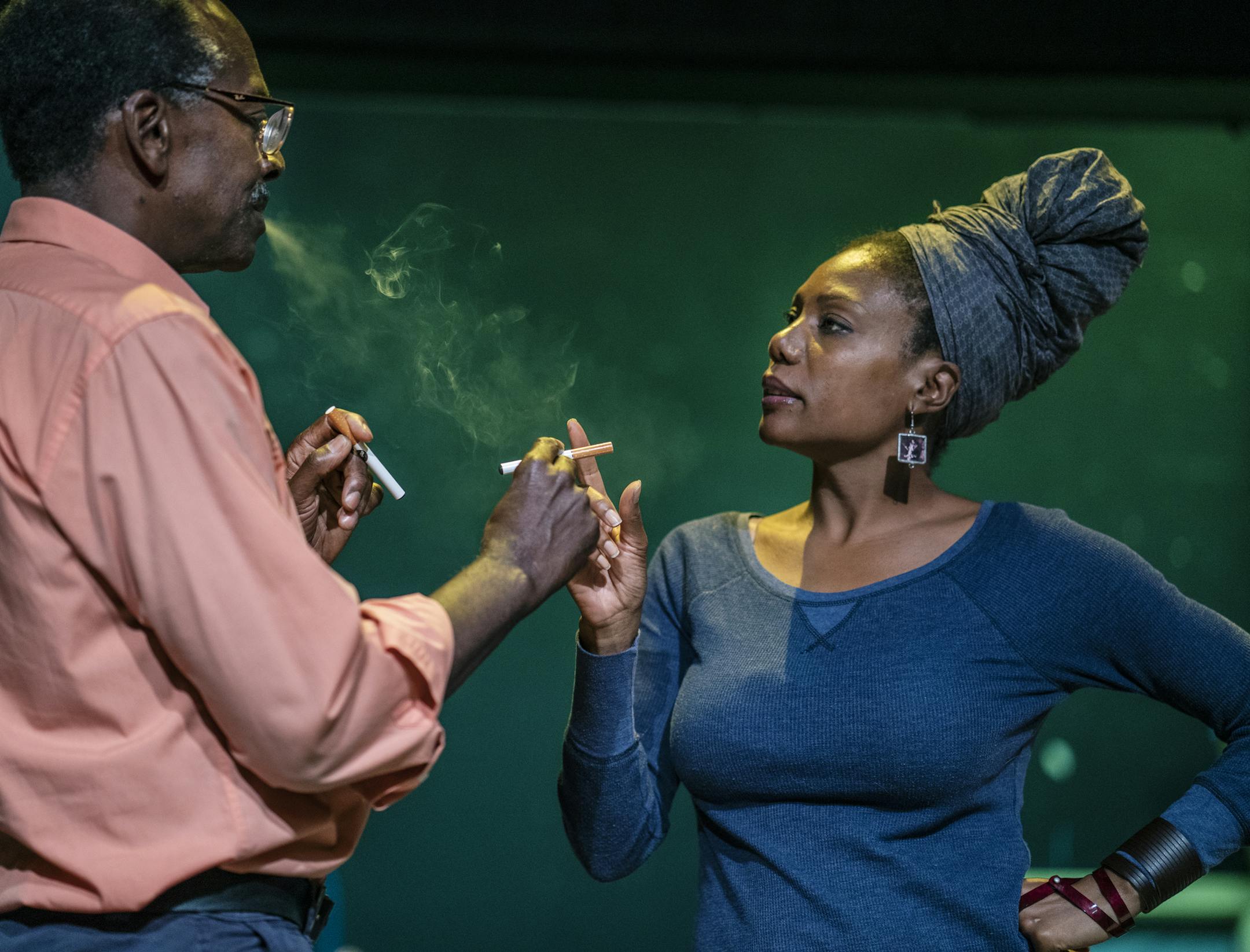 Harry Waters Jr.(Vernon Higgins) and Austene Van (Thelma Higgins) play a detective couple who have an office in Watts.] What would it be like if "The Thin Man" were shifted to LA of the '60s and Myrna Loy were the lead detective instead of William Powell? Playwright Christina Ham and actor Austene Van wrestle with those issues in the world premiere of "West of Central" at Pillsbury House. Richard Tsong-Taatarii•Richard.Tsong-Taatarii@startribune.com