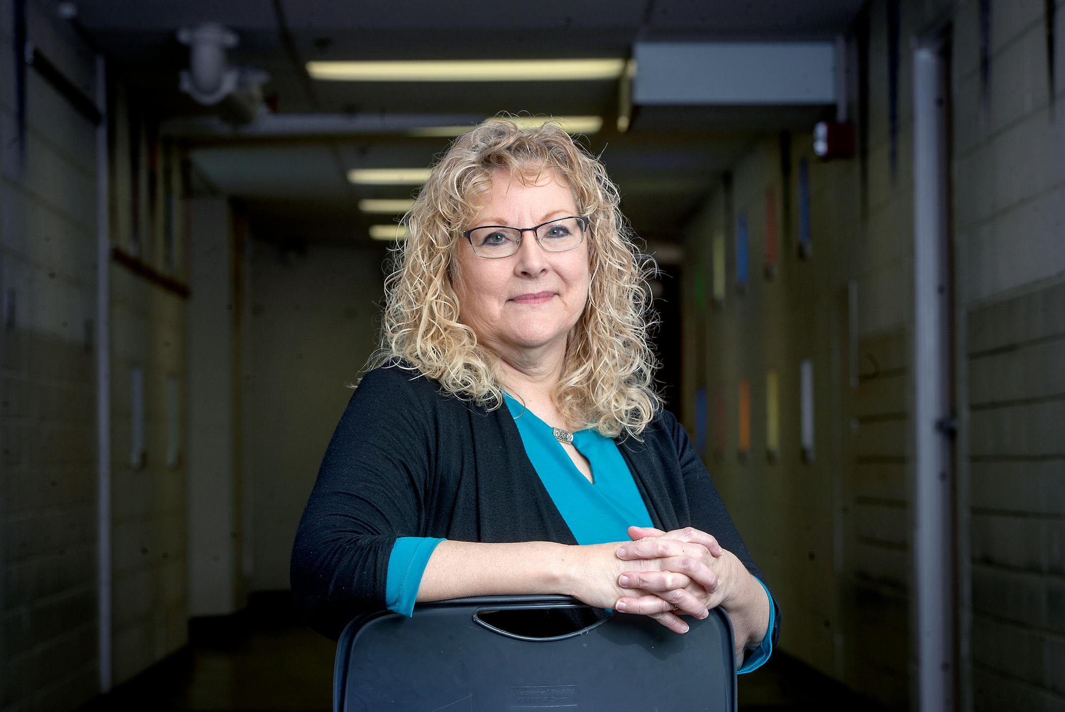 Dr. Kreisetter, a Twin Cities neuroscientist, tests students at KIPP Northstar Academy.