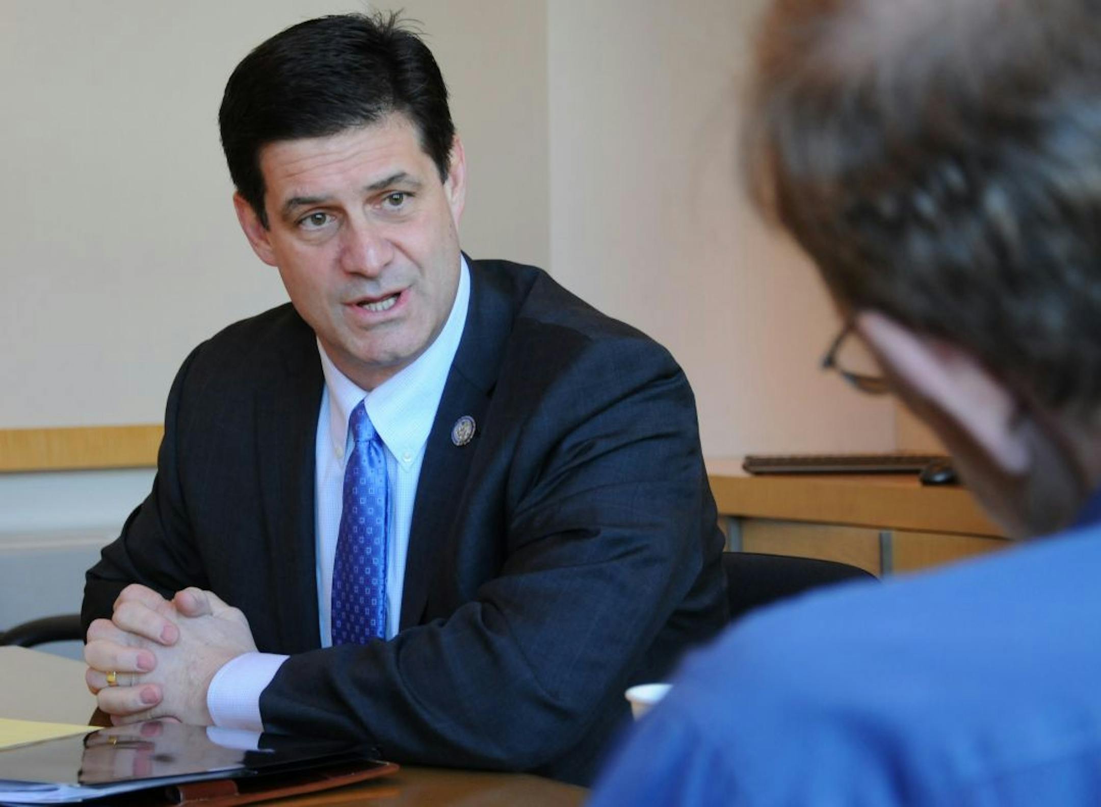 Chip Cravaack US Representative from Minnesota's 8th Congressional District met with the Star Tribune editorial board.