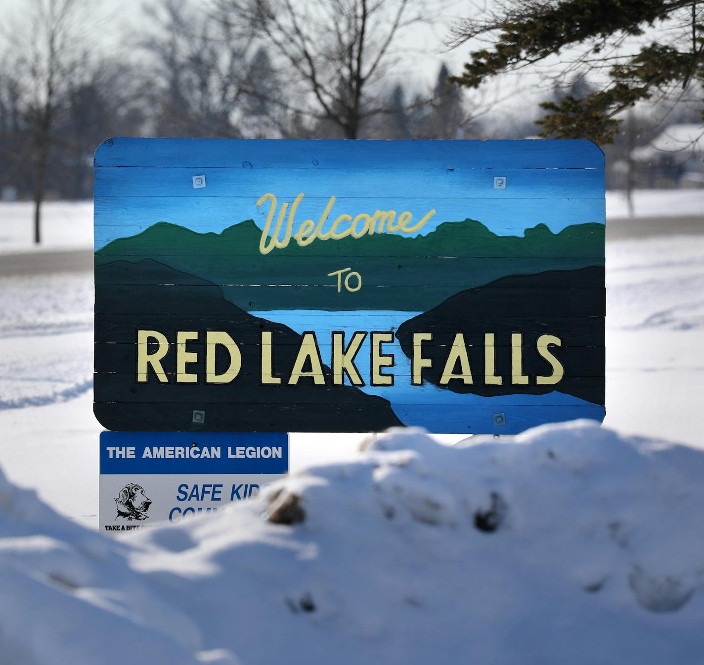 Red Lake Falls, population 1,427 plus 4.